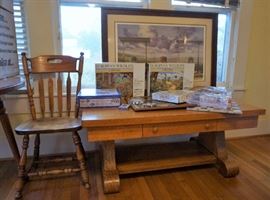 Oak coffee table