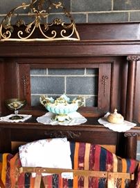 Mantle and decor