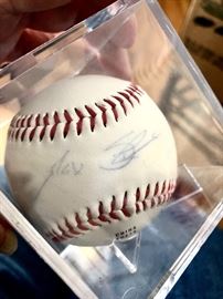 Signed Mac Scherzer baseball 