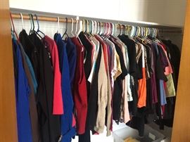 Women’s pants, jackets, sweaters, tops size 1X-3X from Dillard’s, Coldwater Creek, Chicos, etc.