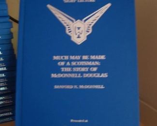 Collectibles-Kitchen:  There are over 20 of these books:  "Much May Be Made of a Scotsman:  The Story of McDonnell Douglas," by Sanford N. McDonnell.