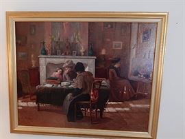 Painting - Interieur du Peintre by Albert Marguerite