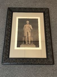 Numerous Abraham Lincoln framed etchings and prints