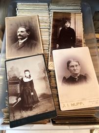 HUGE antique photography collection including cabinet cards, tin types, cdvs, snap shots, photo albums etc