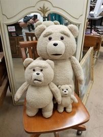 3 Ted's the movie plush bears lb one talks