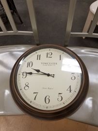 Towchester Clock Works Co. Large battery op clock