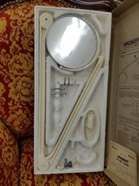 Vintage  wall mount mirror in box