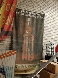 RARE 8 foot Jim Beam Banner