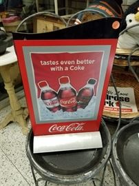 Collectible Coca-Cola signs