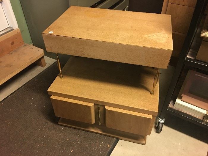 American of Martinsville mid-century modern nightstand, matches the 9-drawer dresser