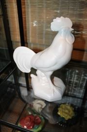 Vintage pottery rooster