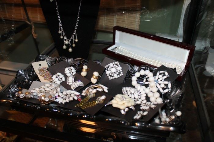 Vintage costume jewelry galore, all 50% off!
