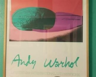 Andy Warhol Signed Serigraph "Space Fruit - Watermelon"
