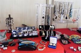 costume jewelry and watches (no sterling or gold)