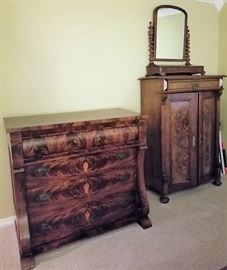 Empire style mahogany wood antique furniture