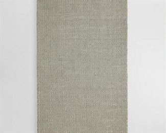 6ft x 9ft Olive Green Geometric Woven Jute Salim A ...