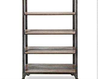 BRAND NEW INDUSTRIAL BOOKCASE ON CASTERS