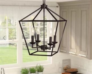 Carmen 4Light Lantern Pendant Oil Rubbed Bronze