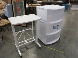 Laptop table 3 Drawer Storage Unit