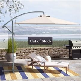 Muhammad Fullerton 10 Cantilever Umbrella  Sand ....