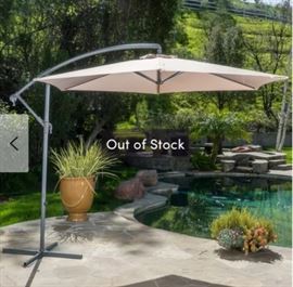 Muhammad Fullerton 10 Cantilever Umbrella  Sand ...