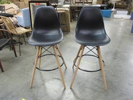 Pair of Mid Century Modern Style Barstools