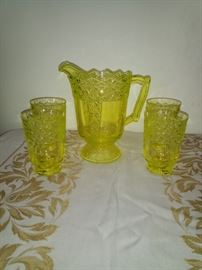 Vasoline pitcher set