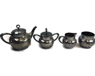 Tufts Triple Quadruple plate Tea Set