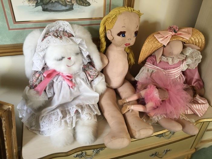 Bunnies and Dolls.