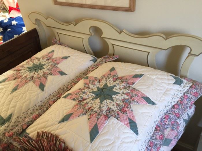 Matching French Provincial Twin Beds.