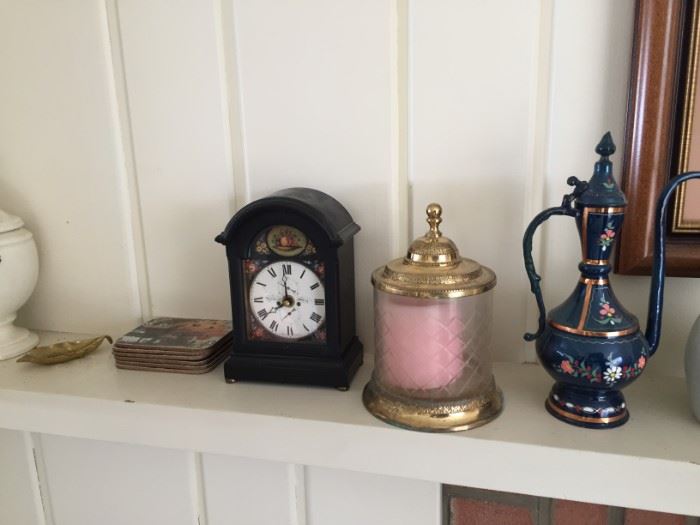 Clocks, Candles and Accessories.