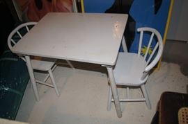 antique childs table