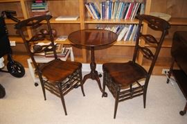 Antique drop top table (chairs sold)
