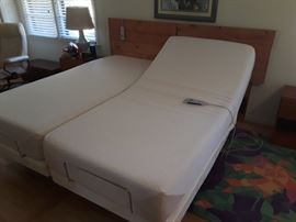 Tempurpedic adjustable beds, 2 twins