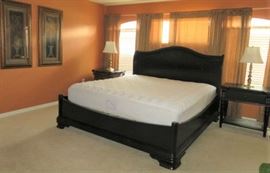 King Size Wood Bed Frame With Headboard 