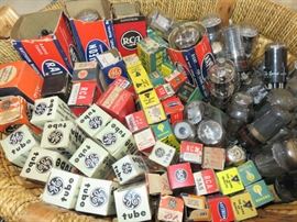 Vintage Raytheon, GE, Sylvania Television and Radio Tubes