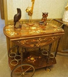 Ornate tea cart