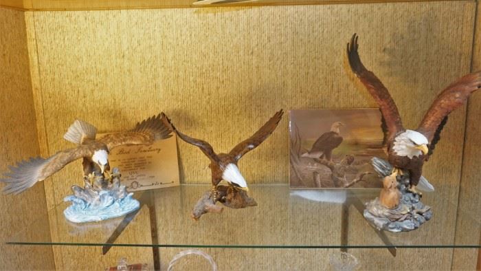 Eagle statues