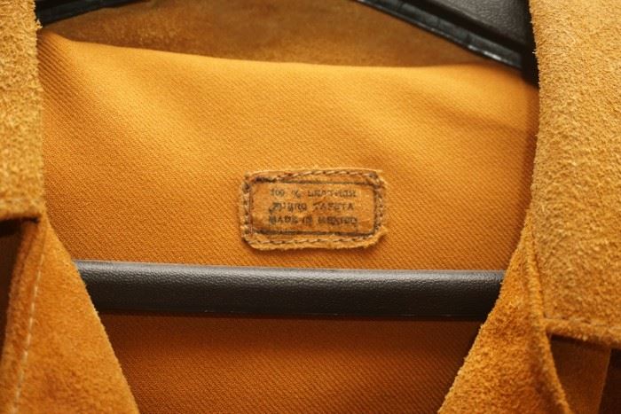 Vintage Mexican leather jacket