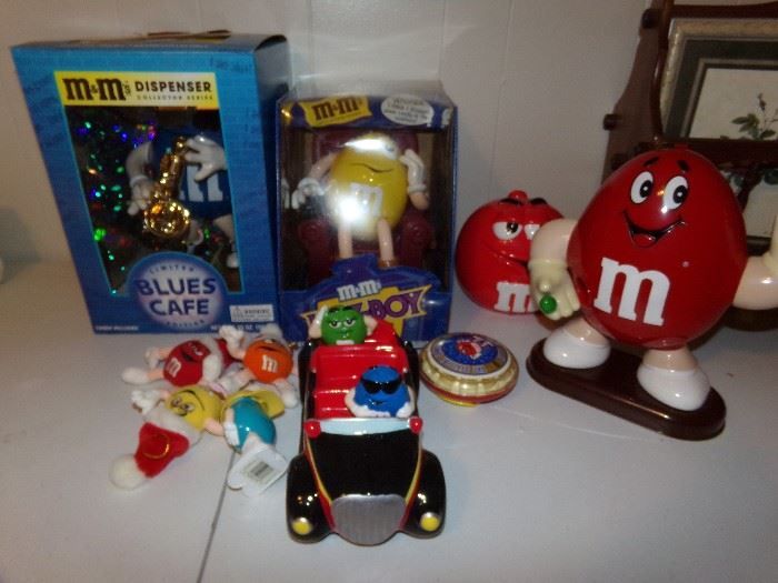 M and M's Collectables, some with Original boxes
