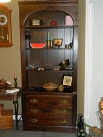 Second matching shelf unit - more collectibles