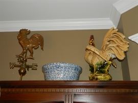 Chickens and roosters