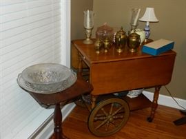 Vintage tea cart