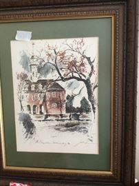 Framed prints - signed