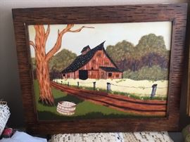 Wooden picture