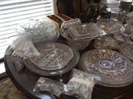 Larger pieces to the Imperial Cape Cod glass collection