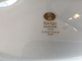 Dishes set - Sanyo China - made in Japan - Chateau pattern