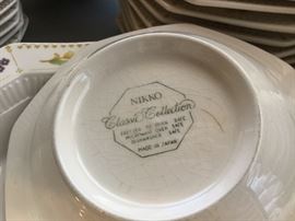 Nikki Classic Collection - made in Japan set of dishes in Kitchen