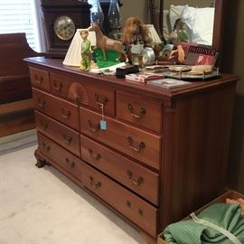 Dresser with collectibles