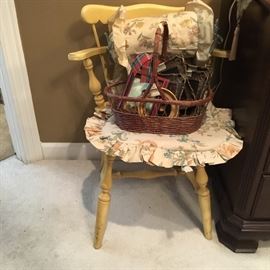 Vintage yellow chair